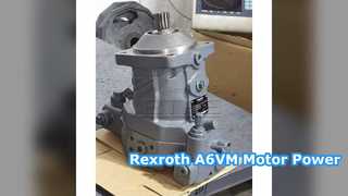 Leistung und Leistung des Hydraulikmotors A6VM von Rexroth